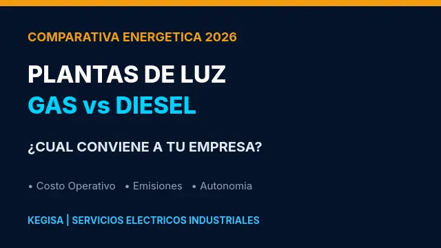 Plantas de Luz a Gas vs Diésel: ¿Cuál Conviene en México?